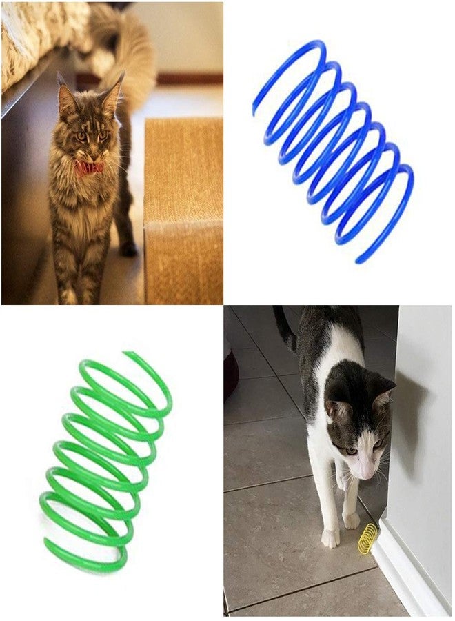 Andiker 60pcs Colorful Spiral Springs Creative and Interactive Cat Toys for Indoor Cats - Image 5